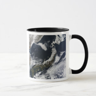 Satellite view of Japan Mug