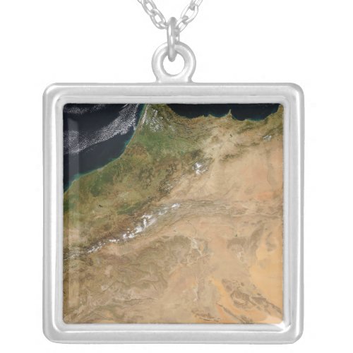 Satellite view of Morocco Silver Plated Necklace