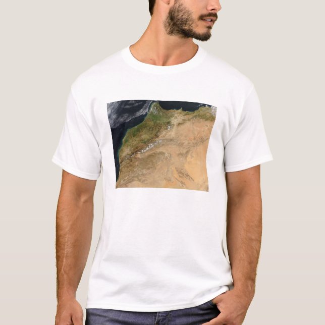 Satellite view of Morocco T-Shirt (Front)