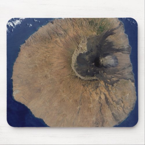 Satellite view of Mount Fogo Mouse Pad
