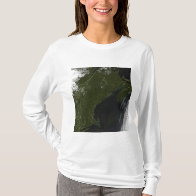 Satellite view of New England T-Shirt (Front)