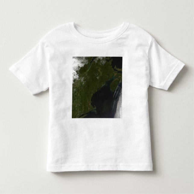 Satellite view of New England Toddler T-shirt (Front)
