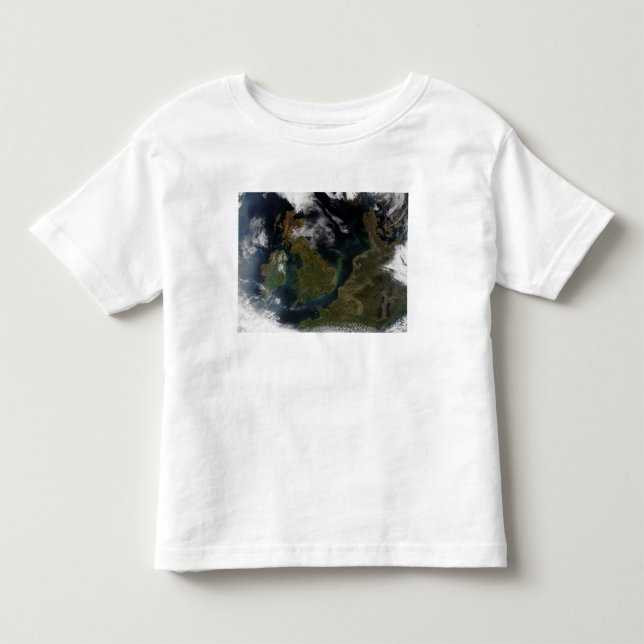 Satellite view of Northern Europe Toddler T-shirt (Front)