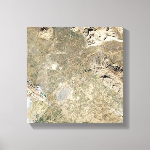 Satellite view of Persepolis Canvas Print