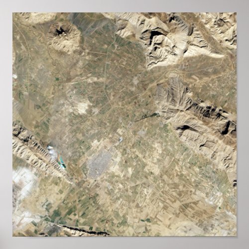 Satellite view of Persepolis Poster