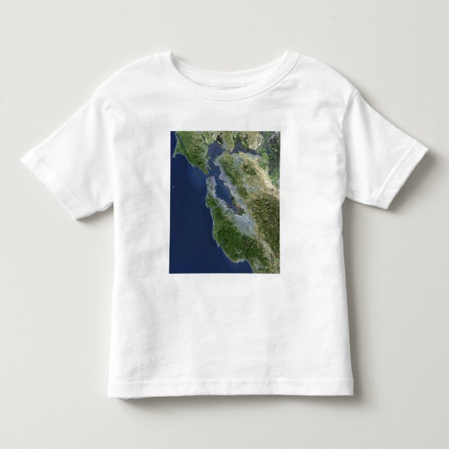 Satellite view of San Francisco, California Toddler T-shirt (Front)