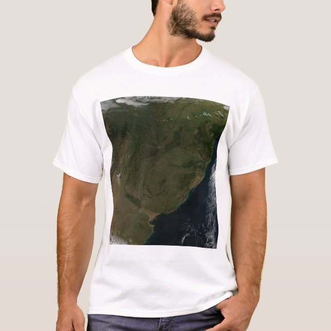 Satellite view of South America T-Shirt (Front)