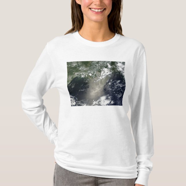 Satellite view of streaks and ribbons of oil T-Shirt (Front)