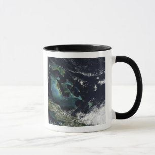 Satellite view of the Bahama Islands Mug
