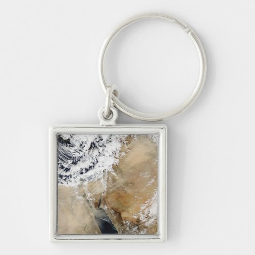 Satellite view of the Eastern Mediterranean Keychain