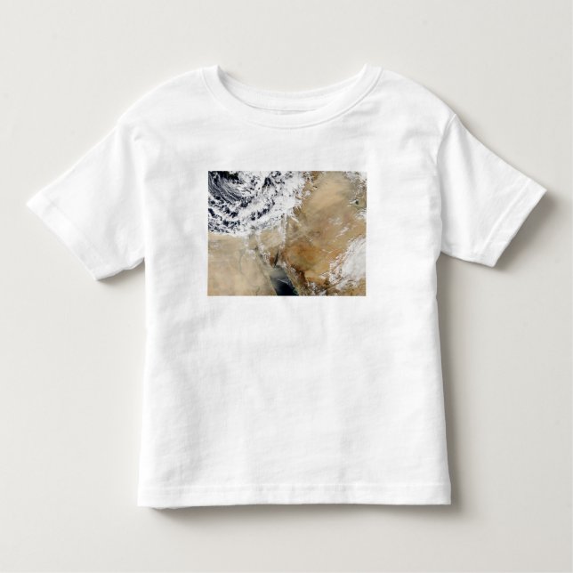 Satellite view of the Eastern Mediterranean Toddler T-shirt (Front)