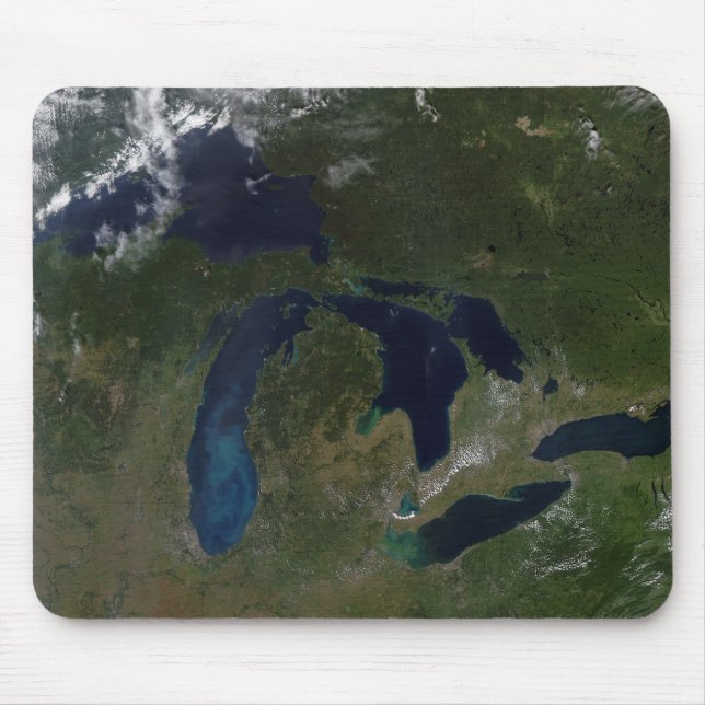 Satellite view of The Great Lakes Mouse Pad (Front)
