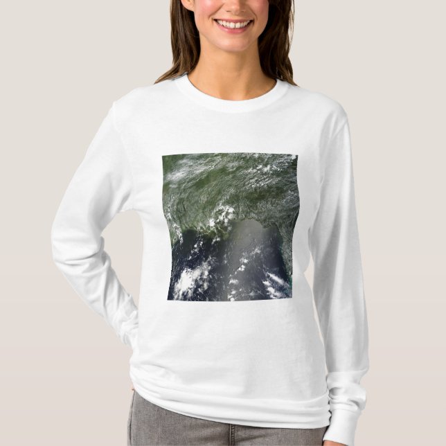 Satellite view of the Gulf of Mexico 2 T-Shirt (Front)
