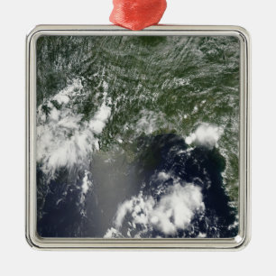 Satellite view of the Gulf of Mexico Metal Ornament