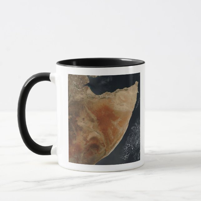 Satellite view of the Horn of Africa Mug (Left)