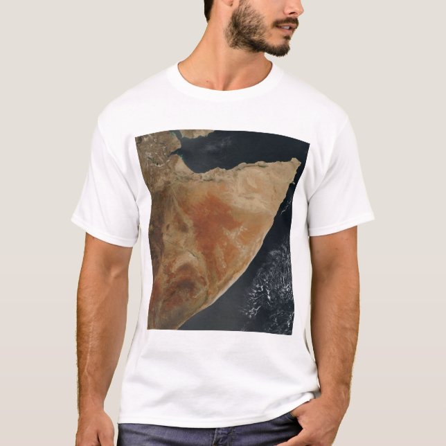 Satellite view of the Horn of Africa T-Shirt (Front)