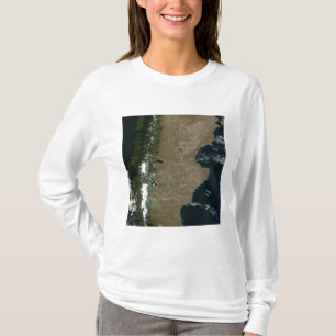 Satellite view of the Patagonia region T-Shirt