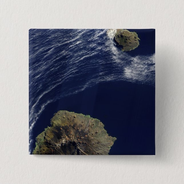Satellite view of the Prince Edward Islands Button (Front)