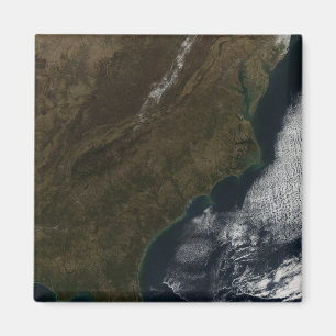 Satellite view of the Southeastern United State Magnet
