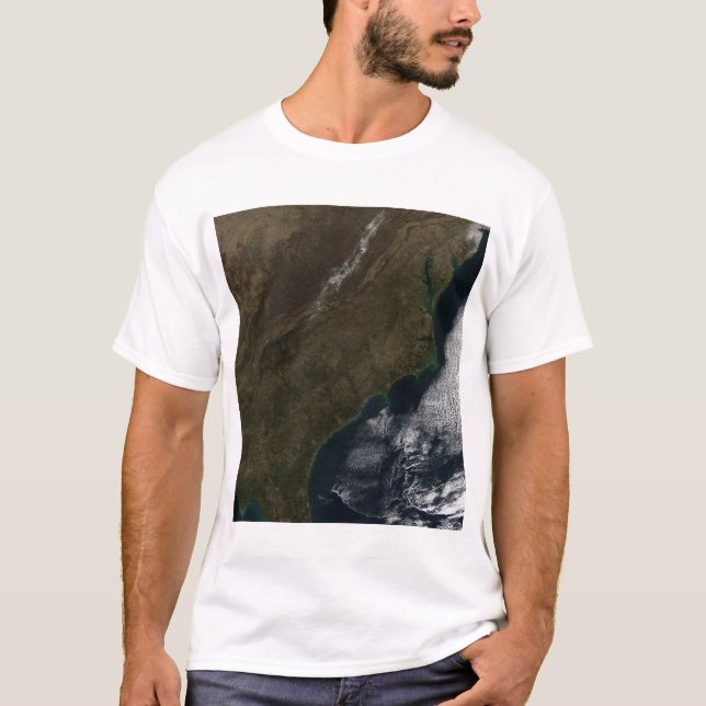 Satellite view of the Southeastern United State T-Shirt (Front)