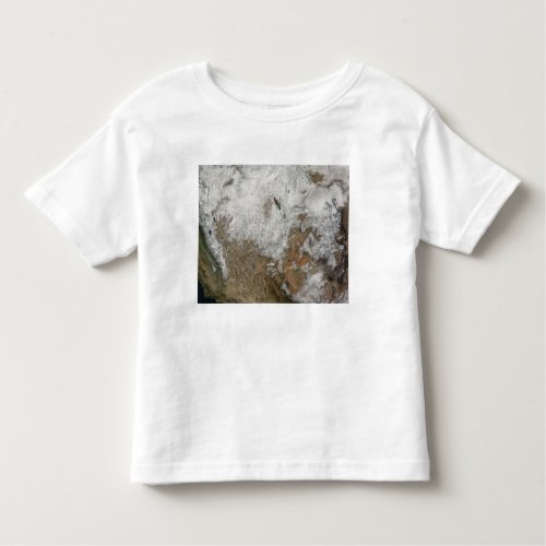 Satellite view of the western United States Toddler T_shirt