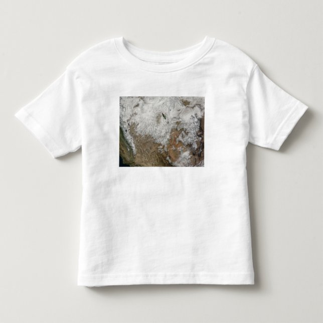 Satellite view of the western United States Toddler T-shirt (Front)