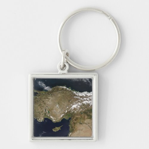 Satellite view of Turkey Keychain