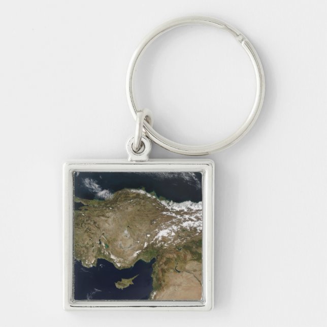 Satellite view of Turkey Keychain (Front)