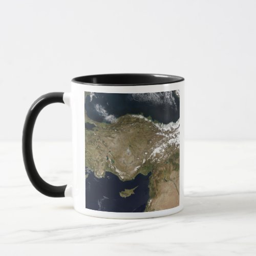 Satellite view of Turkey Mug