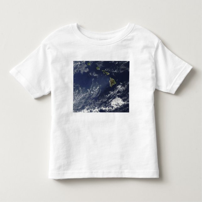 Satellite view of volcanic fog toddler t-shirt (Front)