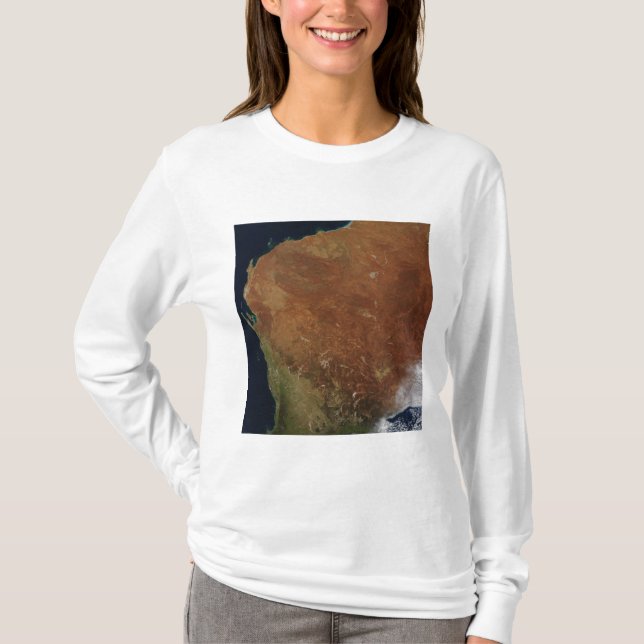 Satellite view of Western Australia T-Shirt (Front)
