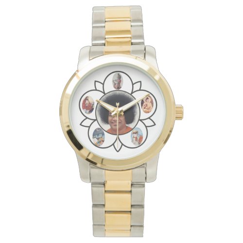 Sathya Sai Baba Gold and Silver Tone Watch