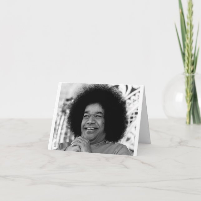 Sathya Sai Baba greeting card (Front)
