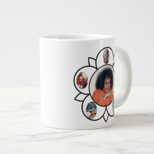 Sathya Sai Baba Jumbo Mug with Sarva Dharma Symbol