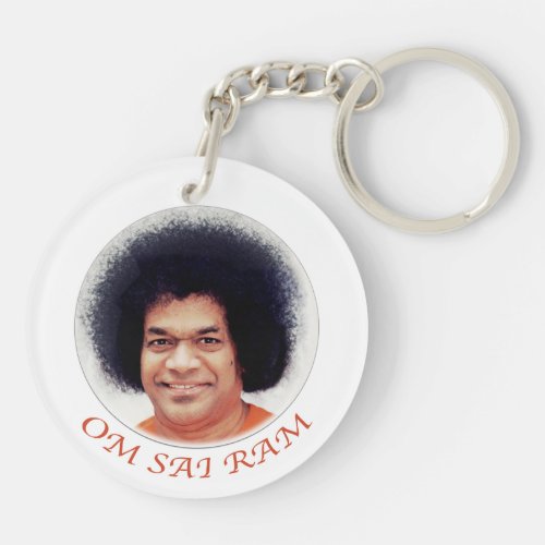 Sathya Sai Baba Keychain double side