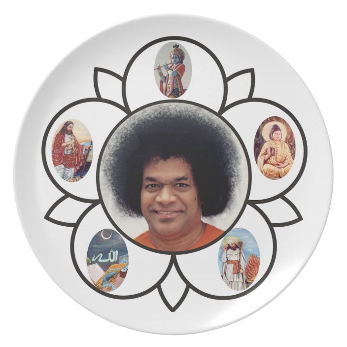 Sathya Sai Baba Prasadam Plate