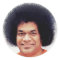 Sathya Sai Baba Sticker round
