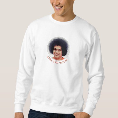 Sathya Sai Baba Sweatshirt OM SAI RAM