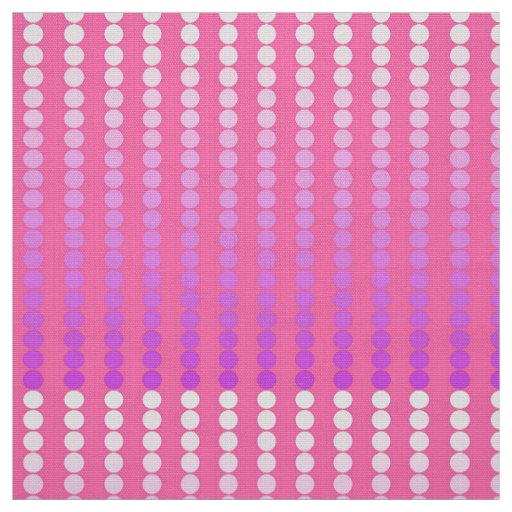 Satin dots - pink and orchid fabric