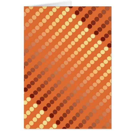 Satin dots - rust and gold cards (Front)