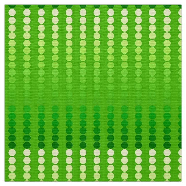 Satin dots - shades of lime green fabric (Swatch)