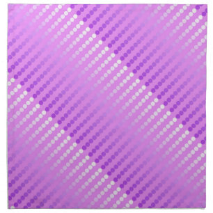 Satin dots - shades of orchid cloth napkin