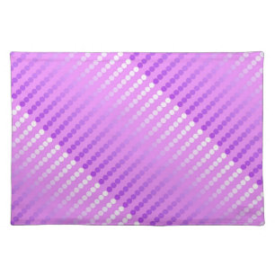 Satin dots - shades of orchid placemat