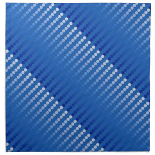 Satin dots - shades of steel blue cloth napkin
