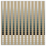 Satin dots - taupe and pewter gray fabric