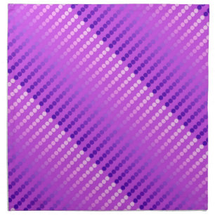 Satin dots - violet and orchid napkin