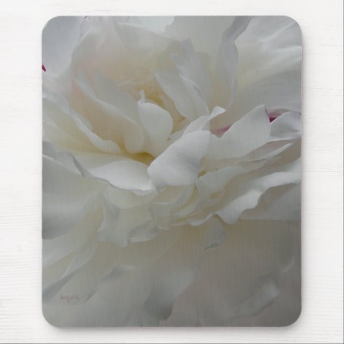 Satin Edged Peony mousepad