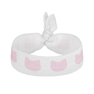 Satin Hair Tie | Cotton Candy Kitten | CODE:MiAO
