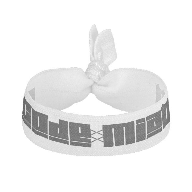 Satin Hair Tie | Cyber Space | CODE:MiAO (Front)