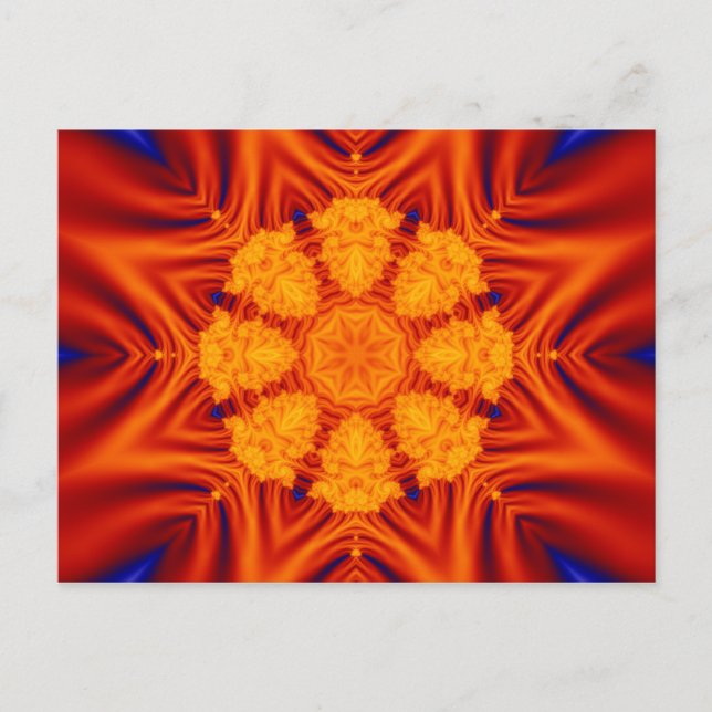 Satin Kaleidoscope Postcard (Front)